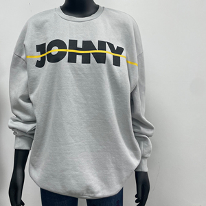 เสื้อสเวตเชิ้ตคอกลมตัวยาวทรงโอเวอร์ไซส์ ปักลายเชนีล 3 มิติ ผ้าฟลีซนุ่มฟู รับทำโลโก้ตามสั่ง OEM สำหรับฤดูหนาว - Product Image 1