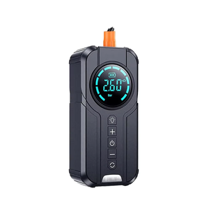 Portable <span class=keywords><strong>12V</strong></span> compresseur d'air électrique gonfleur de pneu GPS Tracker jauge de pression des pneus pour voitures motos vélos balles d'urgence - Product Image 1