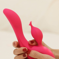 Sexspielzeug wiederaufladbar stoßender Dildo-Vibrator für Damen Berührungssensor-Formen weiblicher Kaninchen-Vibrator Sexspielzeug für Damen