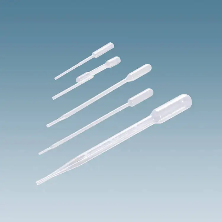 0,2 ml 0,5 ml 1ml 3ml 100ul Einweg-LDPE-Kunststoff-Pasteur pipette