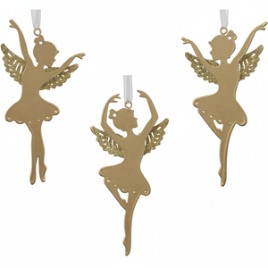ของประดับตกแต่งรูปนางฟ้าทำจากโลหะของตกแต่งต้นคริสต์มาสของตกแต่งเทศกาลวันหยุดและของตกแต่งบ้านเป็นของขวัญ - Product Image 1