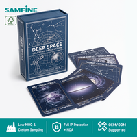 Cartes d'astronomie sur le thème de l'espace profond, personnalisées et imprimées sur mesure (OEM), lot de collection en gros sur les constellations galactiques et l'observation céleste