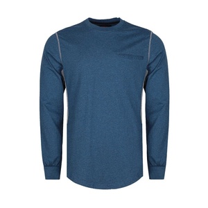 T-Shirt Senza Bottoni a Vestibilità Ampia 6OZ FR (FRC6022 Blu Scuro) Design Traspirante Ventilato NFPA2112 Protezione <span class=keywords><strong>Antincendio</strong></span> - Product Image 3