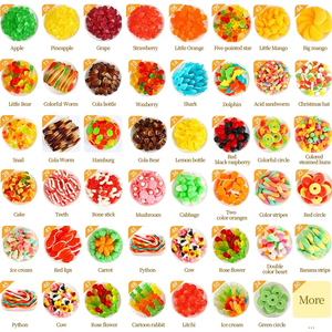 Bonbons gélifiés en vrac <span class=keywords><strong>multi</strong></span>-saveurs et colorés, 2,5 kg, acidulés et sucrés, assortiment de bonbons moelleux - Product Image 6