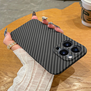 Xsmax siêu mỏng 16 sợi Carbon in PC trường hợp điện thoại cho Apple iphone15 bao gồm tất cả bảo vệ bao gồm kinh doanh máy ảnh bảo vệ - Product Image 4