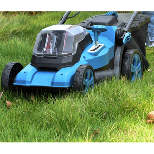 Industrial 20V*2 Cordless Lawn Mower Dual 20V Battery System 750W Dual-Blade <b>Cutting</b> 40L <b>Grass</b> Box DIY Commercial-Grade - Product Image 5