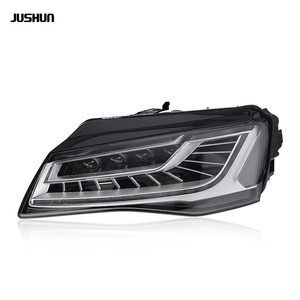ชุดไฟหน้า Jushun Audi A8 แบบ LED DRL พร้อมไฟเลี้ยวแบบไดนามิก รุ่นปี 11-13 ไม่ต้องเปลี่ยนกันชน - Product Image 4