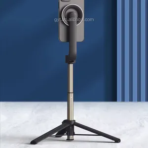 2023 soporte para teléfono móvil magnético personalizado Selfie Stick Bluetooth Control Magsafing montaje trípode soporte en viv