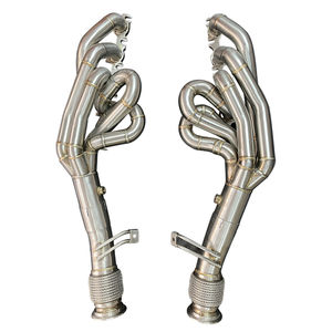 Collecteur d'échappement de meilleure qualité pour <span class=keywords><strong>Audi</strong></span> <span class=keywords><strong>R8</strong></span> V10 V10 PLUS MK2 CSK Downpipe End - Product Image 1