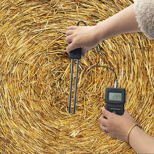 Ms H <b>Moisture</b> <b>Meter</b> 50cm Probe Portable Forage Analyzer 0 84 Accuracy 0.5 Plastic Body - Product Image 3