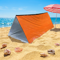 Tente de secours légère imperméable à une couche pour 1 à 2 personnes, adaptée aux quatre saisons, pour le camping en plein air et la survie
