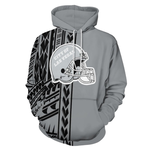 1MOQ Livraison Directe Sweat à Capuche Sportif Unisexe Homme Grande Taille Style Rétro Personnalisé Motif Tribal Polynésien Samoan MIAMI - Product Image 1