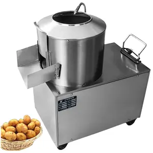 Vollautomatische gewerbliche Maschine Waschen und Peelen von Kartoffeln industrielle Zwiebelschalen-Kartoffelwasch- und Peeling-Maschine