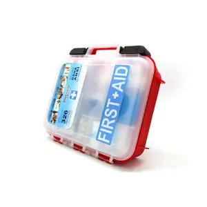 portable emergency roadside kit hard plastic medical kit Travel medical box for car