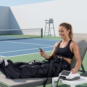 Masajeador de <span class=keywords><strong>Piernas</strong></span> Profesional por Compresión de Aire, Presoterapia Neumática para Relajación Muscular, <span class=keywords><strong>Circulación</strong></span> <span class=keywords><strong>Sanguínea</strong></span> y Recuperación Deportiva - Product Image 1