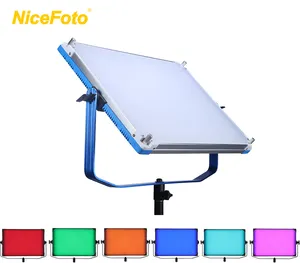 Nicefoto TC-768II 140 Wát video LED ánh sáng Dimmable RGB nhiều màu LED Bảng điều chỉnh video ánh sáng