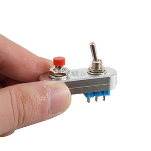 Interrupteurs de moto Mochi SW-21038 à double levier avec bouton pour modification personnalisée du guidon - Product Image 3