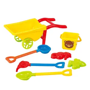 Оптовая продажа, летние детские игрушки для игр на открытом воздухе, игрушки на колесиках, пластиковый пляжный игровой набор