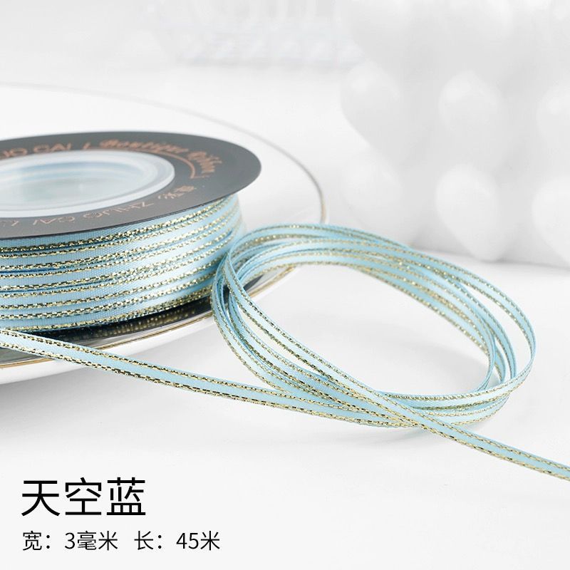 Bleu ciel 3mm de largeur et 50yards