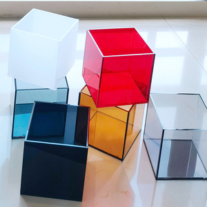 Bán Buôn Custom Made Giá Rẻ Rõ Ràng Trắng Lớn Nhỏ <span class=keywords><strong>Plexiglass</strong></span> Bao Bì Hộp Hình Chữ Nhật Vuông Acrylic Lưu Trữ Hộp Với Nắp - Product Image 3