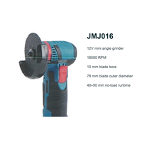 Meuleuse d'angle sans fil miniature LONSLEY JMJ016 12V 3 pouces 18500 tr/min