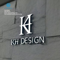 Signalisation LED 3D personnalisée, lettres en acrylique pour extérieur, rétroéclairées, enseigne lumineuse, logo d'entreprise, boutique, salon, réception de bureau