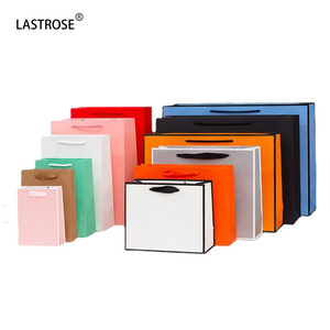 Sacs d'emballage en papier en gros pour cils, mini sacs à main pour cils, sacs cadeaux roses, sacs de transport à poignée pour cosmétiques et maquillage - Product Image 6