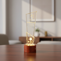 Trophée en cristal personnalisé, plaque d'honneur en cristal K9, souvenir en cristal, vente chaude