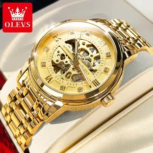   Relojes para hombre 9901, marca de lujo, reloj mecánico automático hueco, resistente al agua, luminoso, para hombre, con caja original. - Product Image 1