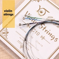 Wholesale Durable Copper Nickel Alloy Wound Steel Violin String Set for 4/4 3/4 1/2 1/4 1/8