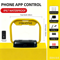 Batterie rechargeable au lithium, application Bluetooth, télécommande intelligente automatique, verrou de stationnement de voiture, bloqueur de stationnement en acier de haute qualité