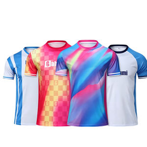 Camiseta de Fútbol de Secado Rápido con Estampado por Sublimación 2026, Uniforme para Partido de Fútbol, Messi, Ronaldo, Mbappé, Ropa Deportiva Transpirable para Entrenamiento y Uso Casual - Product Image 1