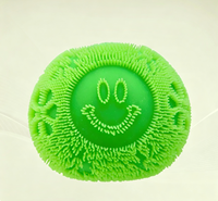 Jouet anti-stress en forme de boule poilue à rebond lent, doux au toucher, en TPR, rembourré de farine, unisexe, à partir de 14 ans
