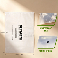 Sacs à fermeture éclair compostables PLA Pbat imprimés sur mesure, pochettes biodégradables pour l'emballage de vêtements et d'articles vestimentaires avec la norme EU13432