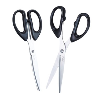 Deli Scissors 16cm Stainless Steel Household Craft Paper Cutting Red And Black Handle Strengthened Rivet Durable - Product Image 2