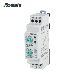 Một ERV-08 220V đ<span class=keywords><strong>a</strong></span> chức năng Hẹn Giờ 0.1S 100 giờ thời gian chậm trễ chuyển tiếp công nghiệp dân cư sử dụng 24VDC Điện áp bảo vệ chuyển đổi - Product Image 1