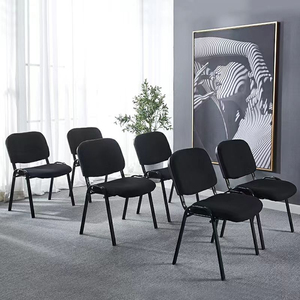 Silla de Conferencia Apilable Moderna para Uso Comercial, con Ganchos de Unión, Base Resistente, Tapizada, para Eventos Grandes - Product Image 1