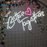 Enseigne au néon en acrylique Design personnalisé Led Advertising Better Together