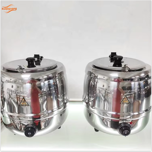 Recipientes Aislados para Sopa Caliente, de Acero Inoxidable 201, para Buffet de Restaurante, con Servicio Eléctrico - Product Image 2
