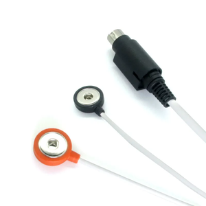 OEM ODM pemasangan pabrik steker Mini Din 2-in-1 6PIN untuk puluhan 4.0mm terapi elektroda PVC tembaga jepret untuk bangunan luar ruangan - Product Image 6