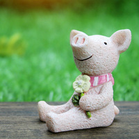 Figurine d'animal miniature en résine, pose levée vers le ciel, mignonne, pour micro-paysage, décoration de maison, bureau, étagère, cadeau