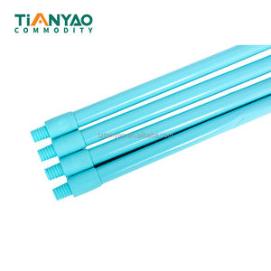 Huishoudelijke 25mm diameter telescopische metalen steel, ijzer gecoat, duurzaam, blauwe bezemsteel, mopsteel, reinigingsgereedschapset - Product Image 3