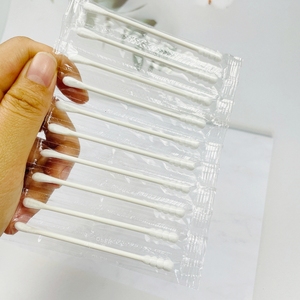 Cá nhân Đóng gói xoắn ốc muỗng tip bông Bud Double Sided Trắng Giấy STEM - Product Image 3