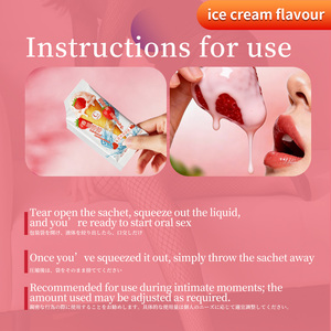 CokeLife IS013485 Gel Lubricante Comestible con Sabor a Frutas, Textura de Helado, en Sobres de 5g, Grado Alimenticio, Fabricación OEM - Product Image 4