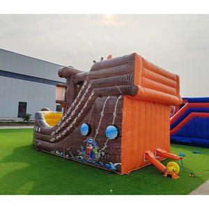 Chine Usine PVC Gonflables Para Ninos Grandes Bateau Pirate Gonflable Château Gonflable Location De Fête <span class=keywords><strong>Toboggan</strong></span> Gonflable pour Enfants - Product Image 6
