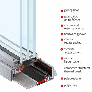Fenêtres en acier à rupture de pont thermique WLS, économiques et à haute résistance, avec grille simple - Product Image 4