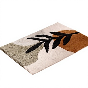 Hot Luxury Quality Pure Cotton Floral Tufted Eco-Friendly American Style Bath Mats-RISE SHINE Assurance Durable Floor Mat - Product Image 1