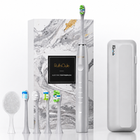Cepillo de Dientes Eléctrico Sónico Recargable con Logotipo Personalizado OEM, Resistente al Agua IPX7, 5 Modos, Cepillo de Dientes Profesional de Limpieza Profunda para Adultos