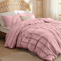 Nouvel Arrivage – Ensemble de Housse de Couette Jacquard Tuftée Motif Arche Bohème Chic Shabby, Taille Queen, en Polyester, pour la Maison et l'Hôtel – Vente en Gros