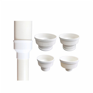 Raccord Concentrique PVC Haute Pression 110x75mm pour Matériaux de Plomberie, Connecteur de Drainage, Tuyauterie d'Évacuation des Eaux Usées - Product Image 2